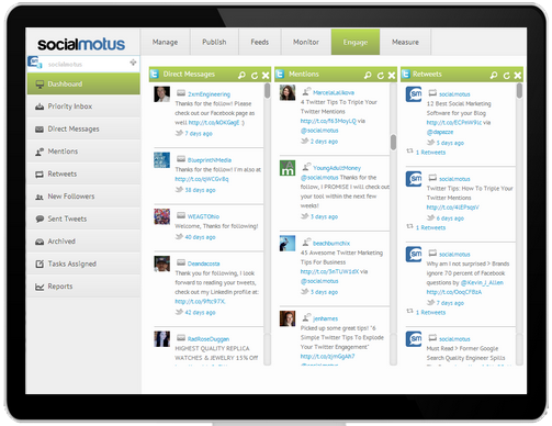 SocialMotus Social Management Tool